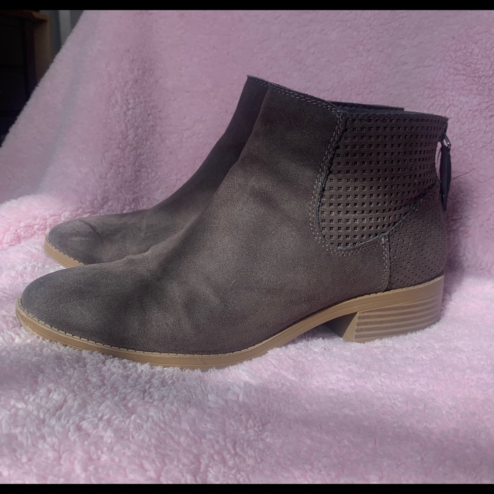 Grey booties